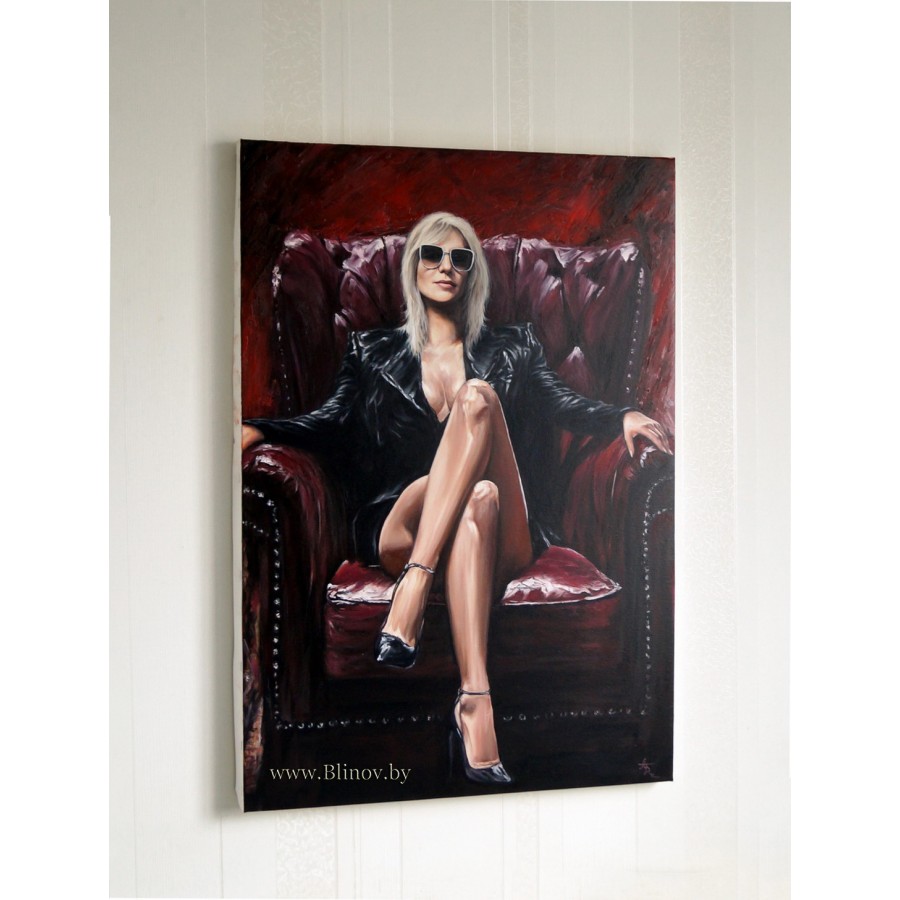 Женский портрет маслом 201